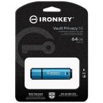 Kingston IronKey Vault Privacy 50 64GB IKVP50/64GB – Zboží Mobilmania