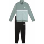 Puma Poly Colourblock Tracksuit Men Puma Green Moon – Zboží Mobilmania