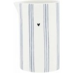 Bastion Collections Keramický džbánek White / Blue Stripes 250 ml modrá barva keramika – Zbozi.Blesk.cz