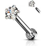 Šperky4U piercing do brady labreta cartilge LB1094C-1208 – Zboží Dáma