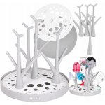 Akuku univerzální sušička odkapávač na láhve a dudlíky stromečky bílá – Zboží Dáma