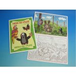 Krtek a kalhotky omalovánky čtverec se samolepkami Zdeněk Miler – Zboží Mobilmania