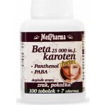 MedPharma Beta karot.25 000 m.j.Panth.+ Paba 37 kapslí – Hledejceny.cz