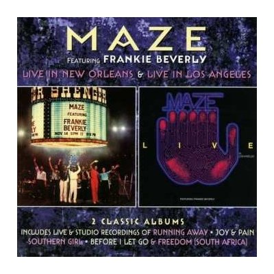 Maze Featuring Frankie Beverly - Live in New Orleans Live in Los Angeles CD – Hledejceny.cz