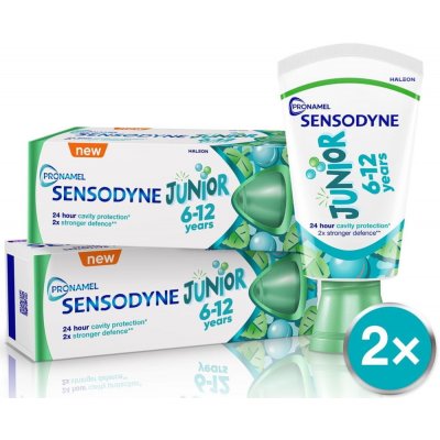 Sensodyne Junior pro děti 6-12 let 2 x 50 ml – Hledejceny.cz