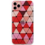 Appleking Pouzdro měkké se vzorem vitráže iPhone 11 Pro - červené – Hledejceny.cz