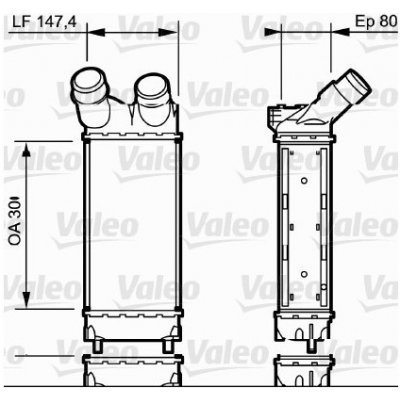 Chladič turba VALEO 818866 – Zboží Mobilmania