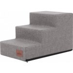 Doggy Schody pro psa INARI šedé S výška 30 cm 3 schody – Zboží Dáma