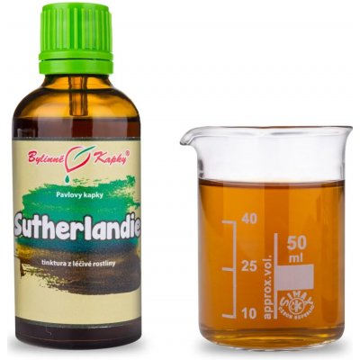 Bylinné kapky Sutherlandie Sutherlandia frutescenc tinktura Pavlovy bylinné kapky 50 ml – Hledejceny.cz