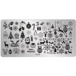 NehtyShop Vánoční destička medium XY09 – Zboží Dáma