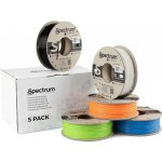 Spectrum Premium PLA, 1,75mm, 5x250g mix Polar White, Deep Black, Lion Orange – Zboží Živě