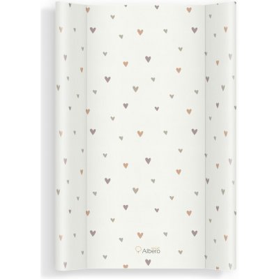 Albero Mio podložka s pevnou deskou P1 MINI HEARTS 70 x 47 – Hledejceny.cz
