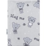 Jetex Žínka bavlna úplet Jersey Esito Teddy bears šedá – Sleviste.cz