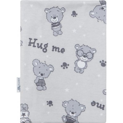 Jetex Žínka bavlna úplet Jersey Esito Teddy bears šedá – Sleviste.cz