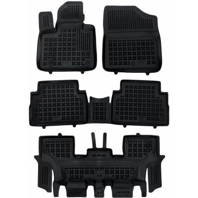 Koberce gumové REZAW-PLAST Hyundai Santa Fe IV, 2020, 7 seats, Facelift | Zboží Auto