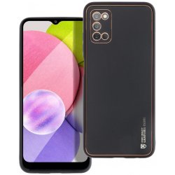 Pouzdro Forcell LEATHER Samsung Galaxy A03s, černé