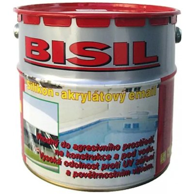 Biopol Paints Bisil silikon-akryl email 0101 šedý 8 kg – Hledejceny.cz