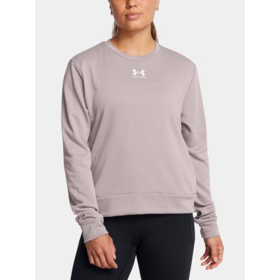 Under Armour Rival Terry Crew-GRY šedá – Zboží Dáma