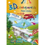 3D omalovánka A4 SET Letadlo – Zboží Dáma