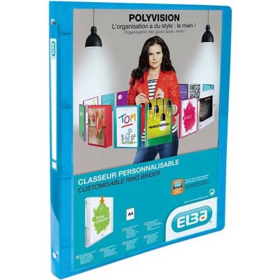 Elba Pořadač 4-kroužkový A4 2 cm Modrý – Zboží Živě