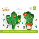 Kaktusy plastové vykrajovátko set 2 ks 7x9cm - Decora – Hledejceny.cz