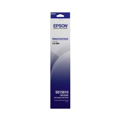 Epson černá páska (ribbon black), S015610, pro jehličkovou tiskárnu Epson LQ 690
