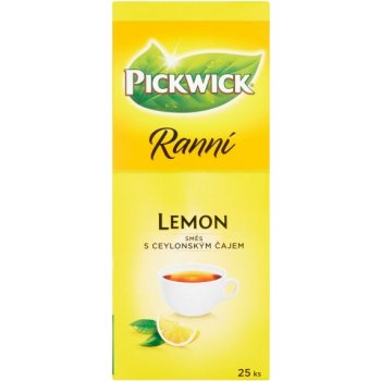 Pickwick Ranní S citronem směs s ceylonským čajem 25 x 1,75 g