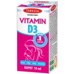 Terezia Vitamin D3 baby od narození 400 IU 10 ml – Zboží Dáma