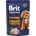 Brit Premium by Nature Adult Dog Fillets in Gravy Chicken & Green Peas 85 g – Zboží Mobilmania