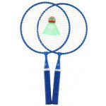 Teddies Badminton sada dětská kov/plast 2 pálky + 3 košíčky 2 barvy v síťce 23x45x6cm – Sleviste.cz