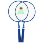 Teddies Badminton sada dětská kov/plast 2 pálky + 3 košíčky 2 barvy v síťce 23x45x6cm – Zboží Živě