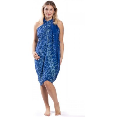 Sarong BALI BATIK tyrkysovo-modrý – Zboží Mobilmania