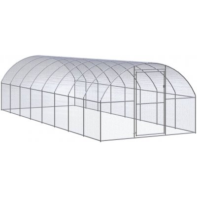 vidaXL Venkovní klec pro kuřata 3 × 8 × 2 m pozinkovaná ocel 9799.3095466 – Hledejceny.cz