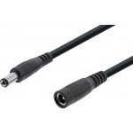 InLine Prodlužovací napájecí kabel se souosým konektorem 5,5 x 2,1mm, černý, 0,5m (26955B) - 19.42.0130 – Zboží Živě