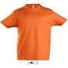 Dětské tričko SOL'S dětské tričko z těžké bavlny Imperial Oranžová