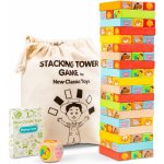 New Classic Toys Dřevěná jenga věž – Zboží Živě