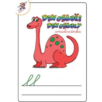 Omaľovánka A5 Dinosaury