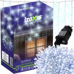 Světelný závěs Izoxis 301 - 500 LED diod, studená bílá, do zásuvky, 40 cm – Hledejceny.cz