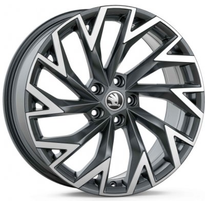 Škoda HELIX 8x19 5x112 ET44 anthracite metallic – Hledejceny.cz