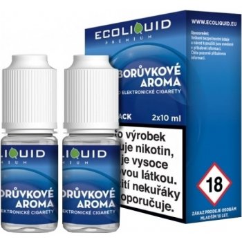 Ecoliquid Premium 2Pack Borůvka 2 x 10 ml 12 mg