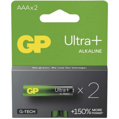 GP Ultra Plus AAA 2 ks 1013122000 – Hledejceny.cz