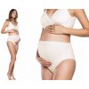 Těhotenské kalhotky Italian fashion bavlněné kalhotky Mama maxi 1ks béžové