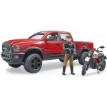 Bruder 2502 Terénní auto RAM + motocykl Scrambler Ducati Desert Sled s figurkou 1:16 – Zboží Mobilmania