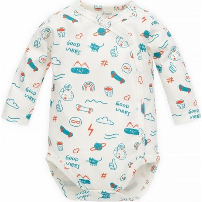 PINOKIO Body zavinovací Orange Flip vzorované – Zboží Mobilmania