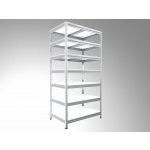 Biedrax Regál 50 x 90 x 210 cm 7 polic – HobbyKompas.cz