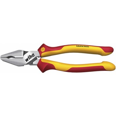 Wiha Silné kombinované kleště Industrial electric s DynamicJoint® a OptiGrip v blistru 225 mm, 9" 38856 – Sleviste.cz