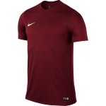 Nike Park VI krátký rukáv vínová/ Bílá Junior – Hledejceny.cz
