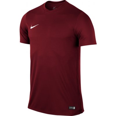 Nike Park VI krátký rukáv vínová/ Bílá Junior – Hledejceny.cz