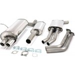 TA Technix sportovní nerezový catback výfuk BMW 3 E46 320i / 323i / 328i, M52, kromě Compact, 2x 70 mm nerezová koncovka s pertlem | Zboží Auto