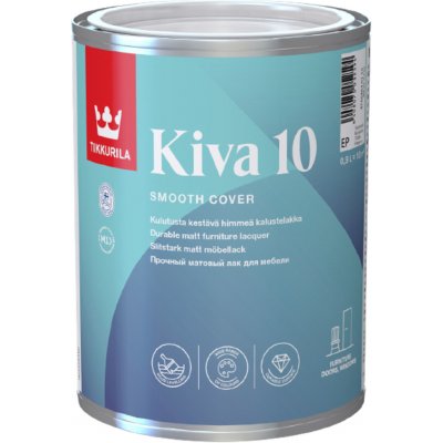 Tikkurila Kiva 10 0,9 l Bezbarvý mat – Zboží Mobilmania